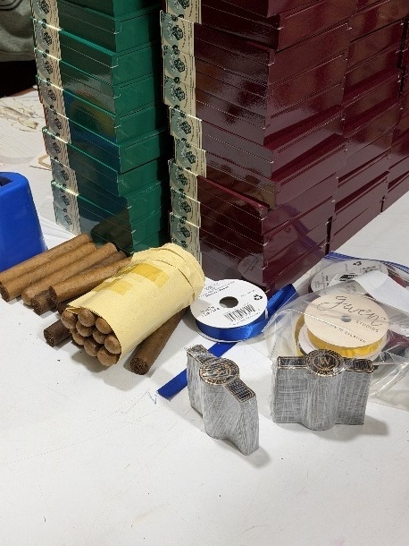 Wyndham Reserve blend materials and handcrafted cigars